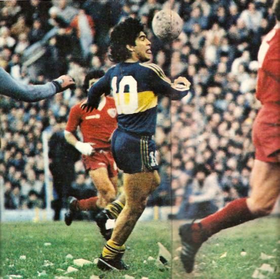 DIEGO MARADONA Boca Juniors vs Independiente Mag 1981  