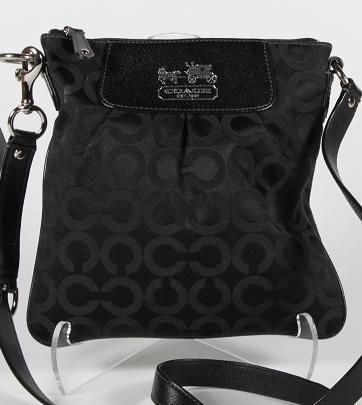   Madison Signature Op Art 41992 Crossbody Canvas Shoulder Bag Purse