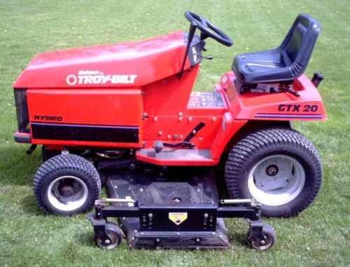Bolens Troybuilt GTX tractor manual package  