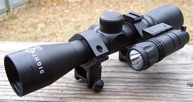 Sightmark 4X Tactical Scope & Light Combo  