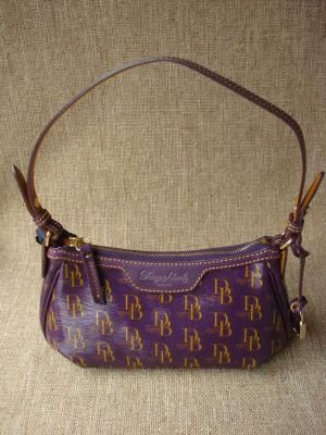 DOONEY BOURKE 1975 Signature Plum Pouchette Patty NWT  