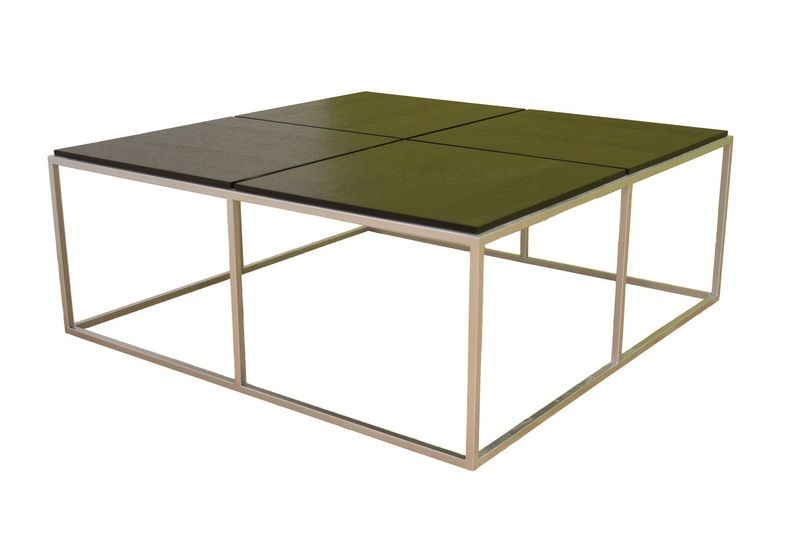 MODERN CONTEMPORARY Square Wenge Coffee Table FREE SHIP  