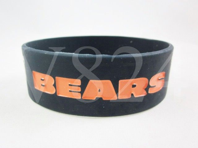 NFL Chicago BEARS Wristbands Bulk Bandz Bracelet  
