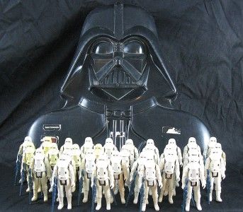   Darth Vader Case & Action Figure Lot of 31 Hoth Stormtroopers  