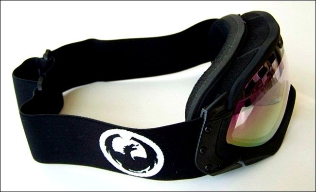 Dragon Mace Snow Goggles Coal (Black)/Pink Ionized NEW  