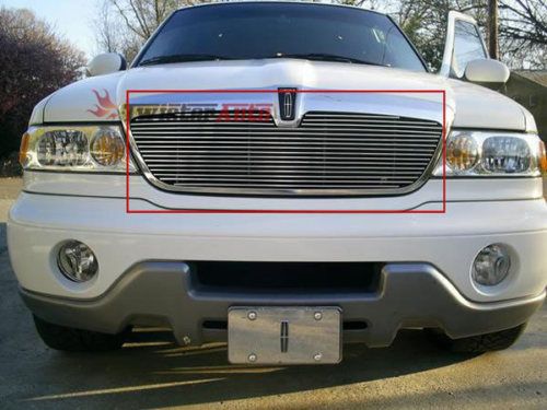 Billet Grille Insert 98   02 Lincoln Navigator Front Grill Upper 