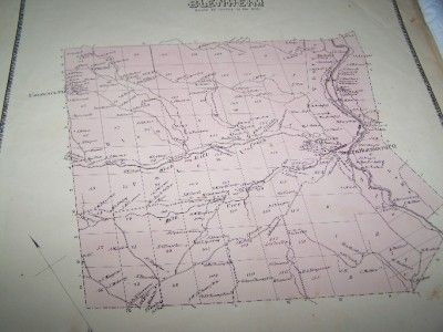   1866 Schoharie County Book of Maps ATLAS Civil War Original Complete