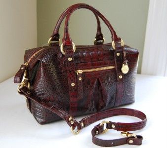 295 Brahmin Stacey Satchel Wine Melbourne  