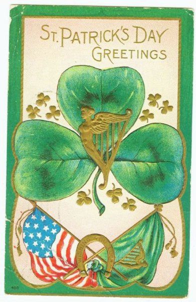 150 antique ST PATRICK DAY postcard images CD vol 2  