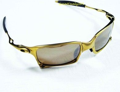 OAKLEY X SQUARED 24K TITANIUM POLARIZED #006011 10 display x metal 