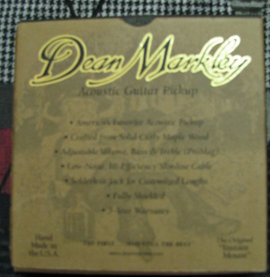 Dean Markley Artist Transducer Acoustic Pickup  