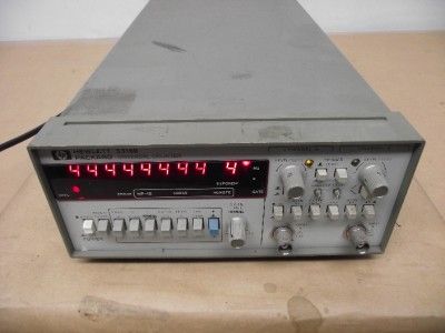 HP AGILENT 5316B DC 100MHZ UNIVERSAL FREQUENCY TIMER COUNTER  