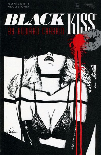 BLACK KISS # 1 by Howard Chaykin · 2ndPr VORTEX COMICS  