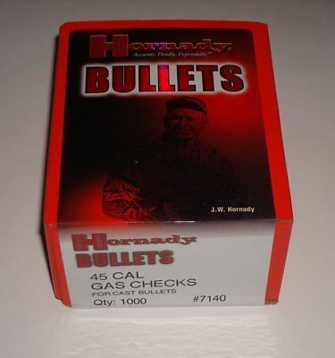 Hornady 1000  45 caliber gas checks # 7140 NEW 090255271300  