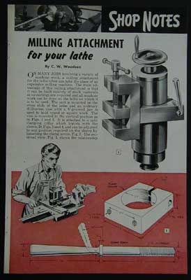   to the cross slide on a metal lathe this hand operated attachment will