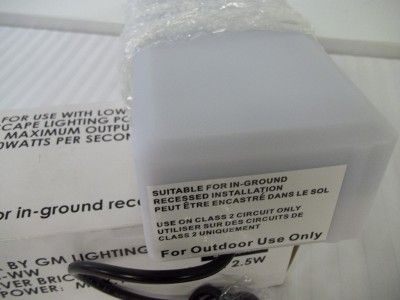 NIB) GM LIGHTING OUTDOOR PAVER BRICK  