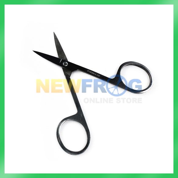 Beauty Curved Edge Eyebrow Hair Scissor Steel Cutter  