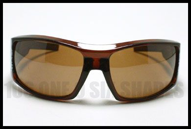 TATTOO Design Skull Sunglasses Biker Skater BROWN  