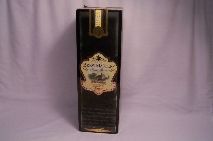 EMPTY Brew Masters Private Reserve Budweiser Bottle 2005  