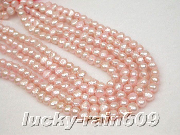 pieces 9mm light pink baroque pearls loose beads  