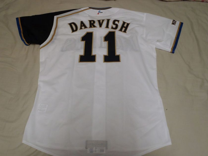 Yu Darvish Nippon Ham Fighters White AUTHENTIC Jersey with Tags VERY 