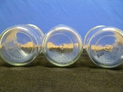 Lot of 3 Kerr Self Sealing Mason Jars R74  