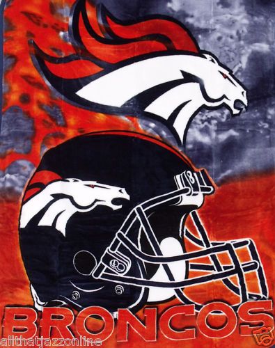 DENVER BRONCOS , MINK BLANKET .  