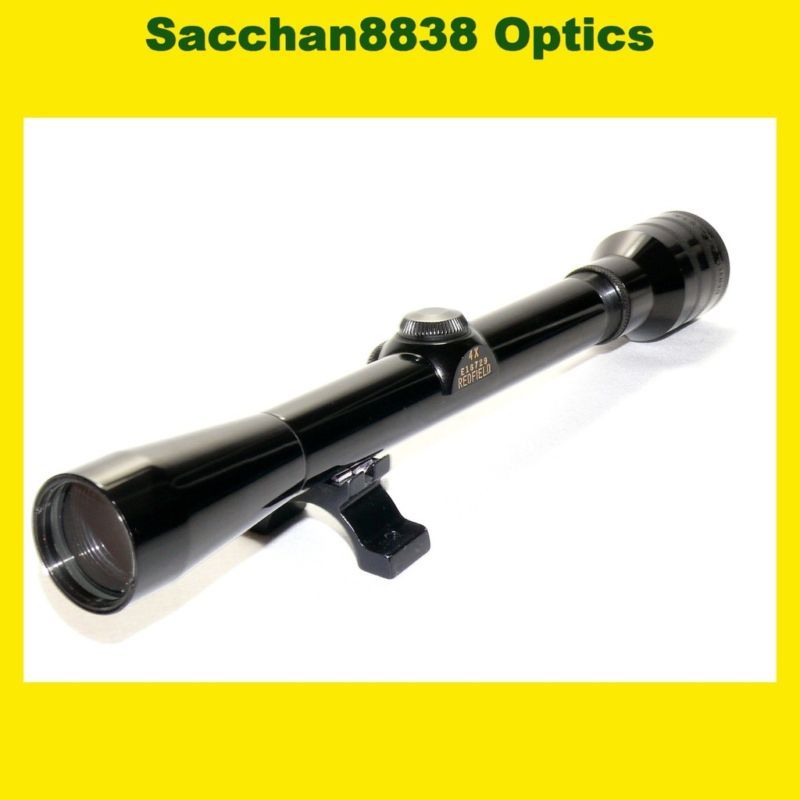 Redfield Rimfire 4X 3/4 Tube Scope Glossy Black RGS  