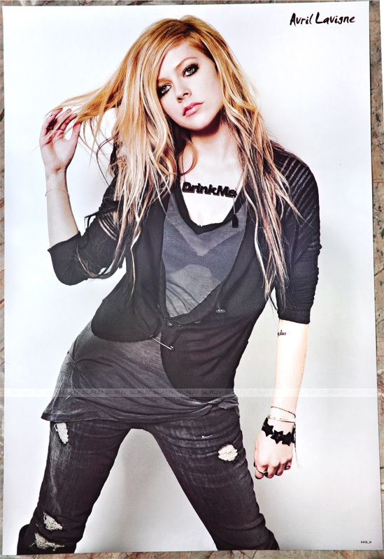 Avril Lavigne Rock Music Wall Poster 23x35 Big Poster  