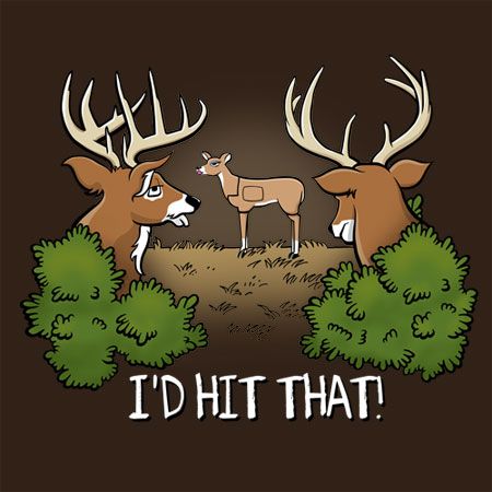 Buckwear Hunting T Shirt NEW Id hit that Deer  