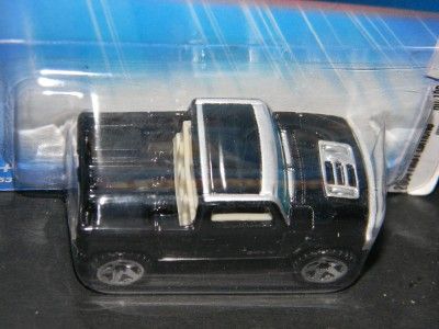 2004 HOT WHEELS 1ST EDITIONS 60/100 HUMMER H3T #060 BLACK MOC  