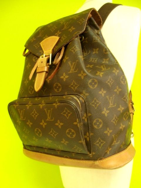 LOUIS VUITTON Monogram MONTSOURIS GM Backpack LV Sac Bag M51135 