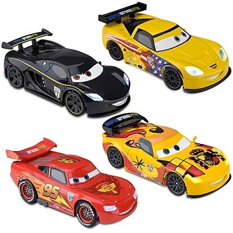 Cars 2 Light Up Lewis Hamilton Miguel Gorvette McQueen  