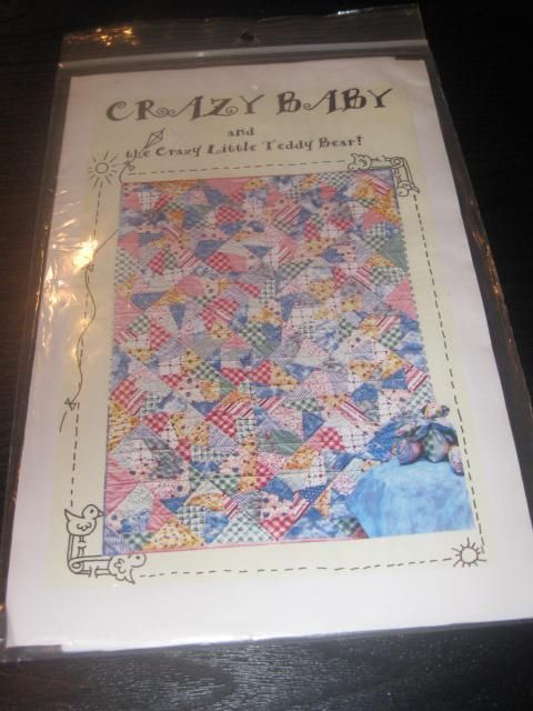 Crazy baby Karla Alexander Quilt pattern New 2000  