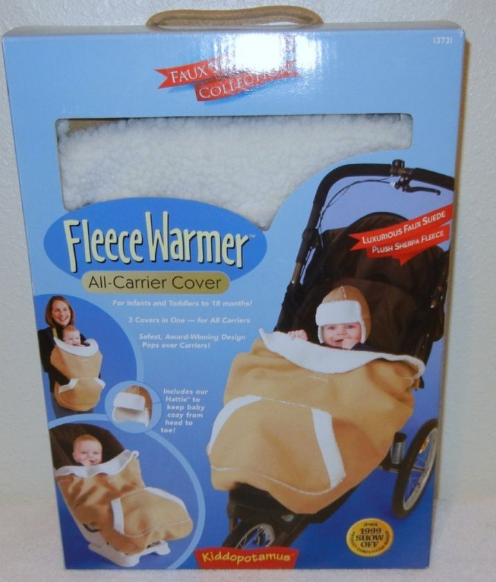 Kiddopotamus Fleece Warmer All Carrier Cover Shearling  