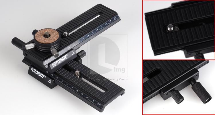 4W Macro Focusing Rail Slider + Quick Release Plate K0G  