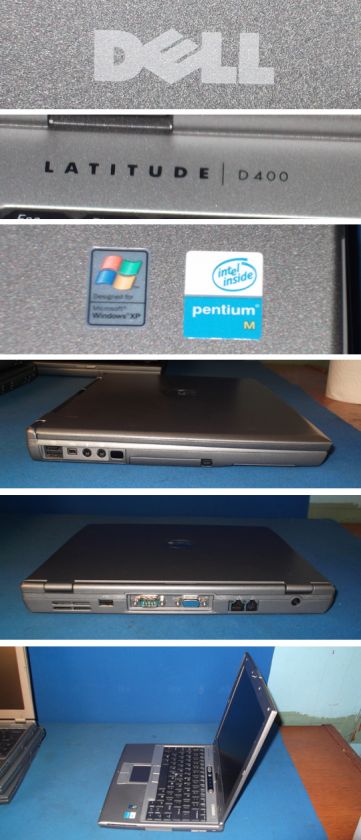 Lot of 15 Dell Latitude D400 Laptop PCs 1.4GHz   1.8GHz 512MB   1GB 