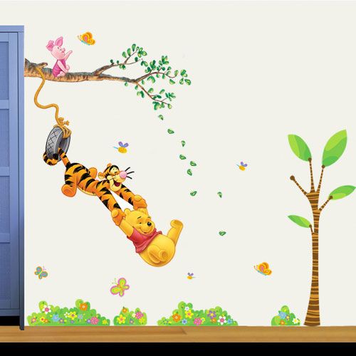 Winne the Pooh Tree Wall Removable Decals