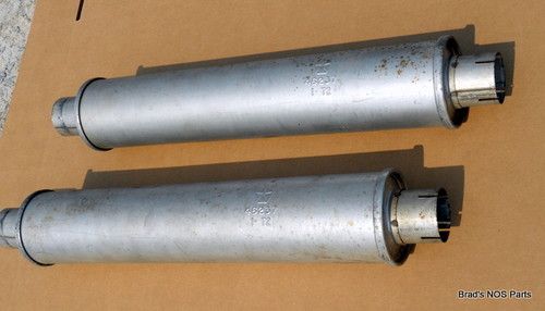 NOS Mopar 1968 72 426 HEMI rear mufflers/RESONATOR matched PAIR  