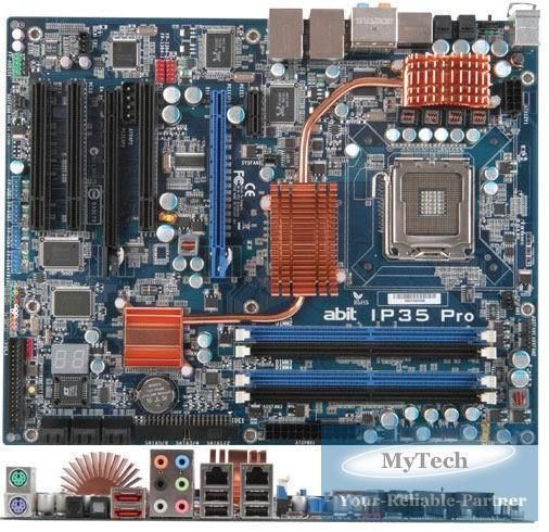 ABIT IP35 PRO, IP35, DDR2 1066, eSATA 3G, PCI E X16, µGuru  