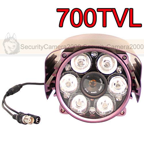 700TVL HD SONY CCD 70m IR Night Vision All Weather Security Camera 