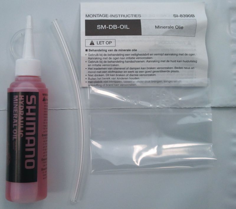 shimano hydraulic disc brake mineral oil with Hose 50ml  