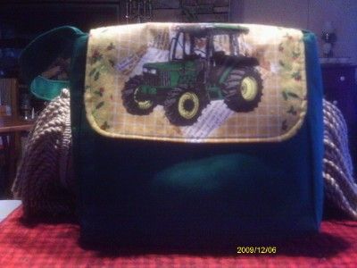 HOME MADE JOHN DEERE DESIGNED SHOULDER BAG  