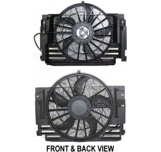 64546921381 AC Condenser Fan New BMW X5 2006 2005 2004 2003 2002 2001 