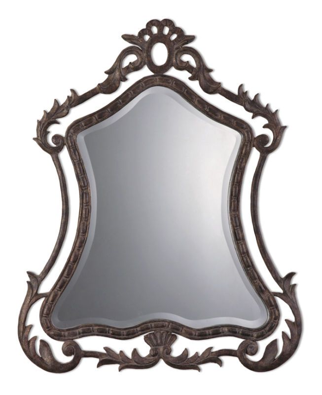 Ornate/Dark/Gold/Bronze/Wall/Vanity/Mirror 30.5x37.25  