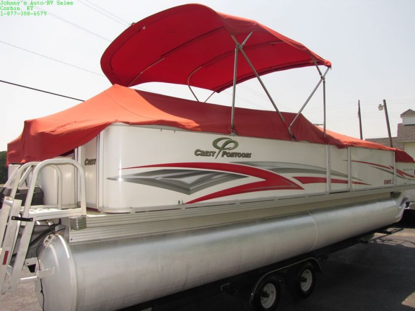 2006 CREST 2560 FAMILY FISH PONTOON BOAT 2006 CREST 2560 FAMILY FISH 