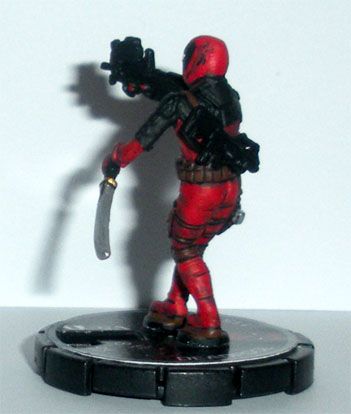 CUSTOM Heroclix Deadpool Marvel Unique B.A. FIGURE  