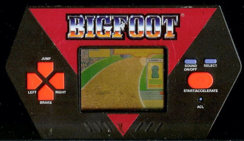 ACCLAIM BIG FOOT ELECTRONIC HANDHELD ARCADE LCD GAME  