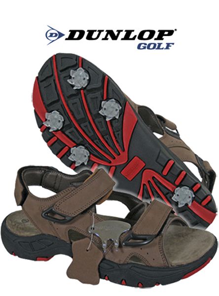 NEW DUNLOP VINCE BROWN GOLF SANDAL   MENS 9 MED  