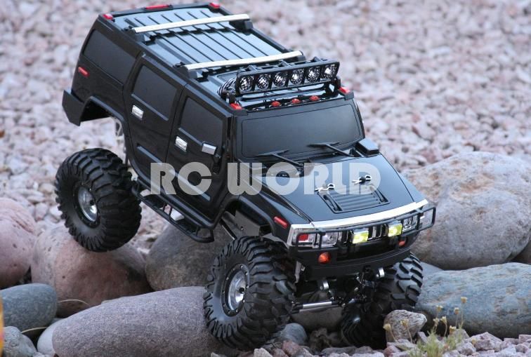 RC 1/10 H2 RC HUMMER ROCK CRAWLER 2.2 BEADLOCKS 2.4GHZ *READY TO RUN 